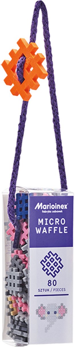 Micro wafel blokken olifant 80 stuks - Marioinex - vanaf 5 jaar