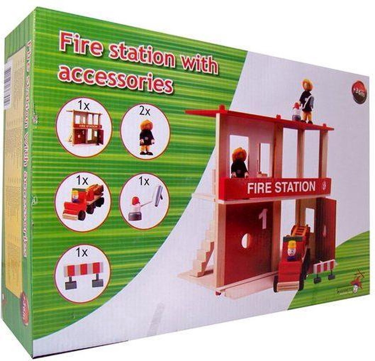 Speelset hout Brandweer
