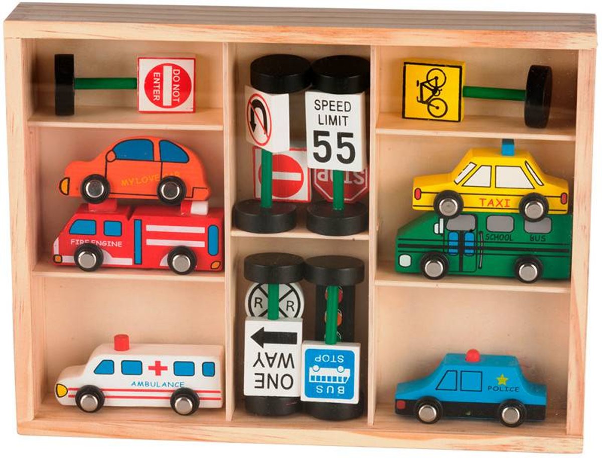 Traffic  playset WD 17pc