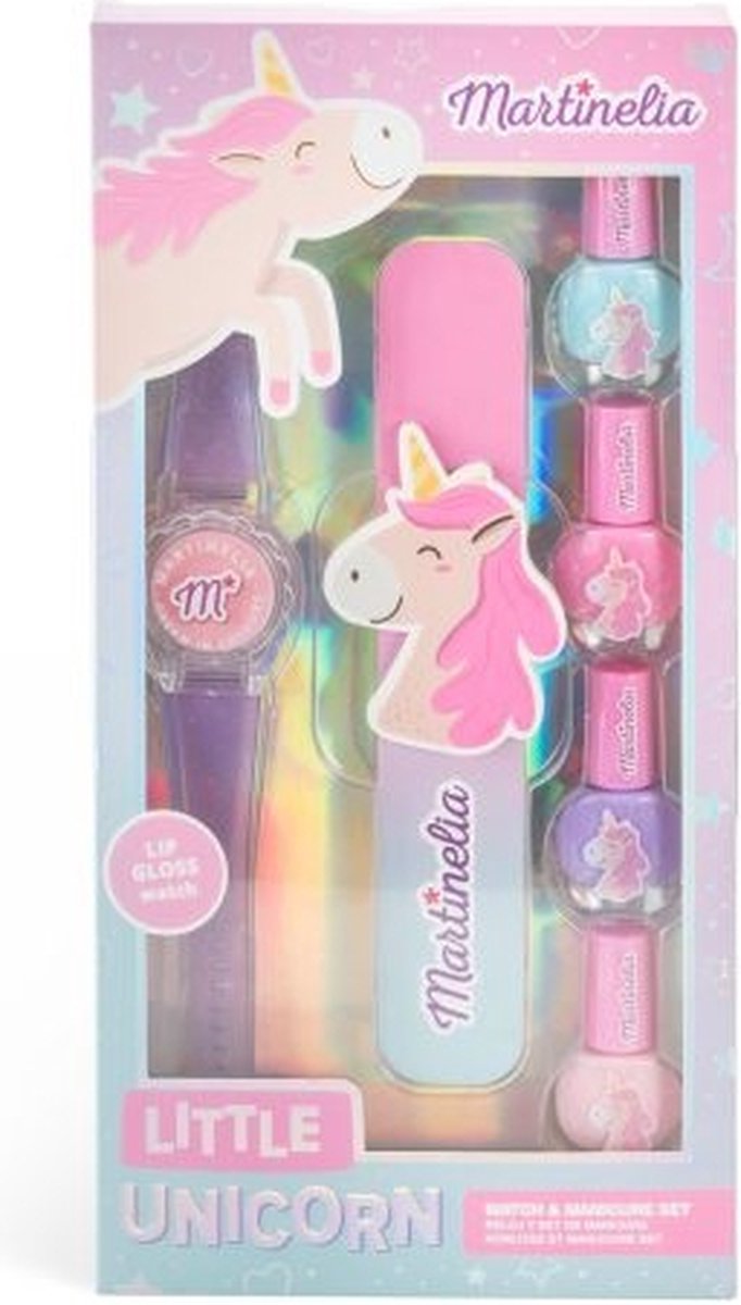  LITTLE UNICORN - Manicure set - Met horloge
