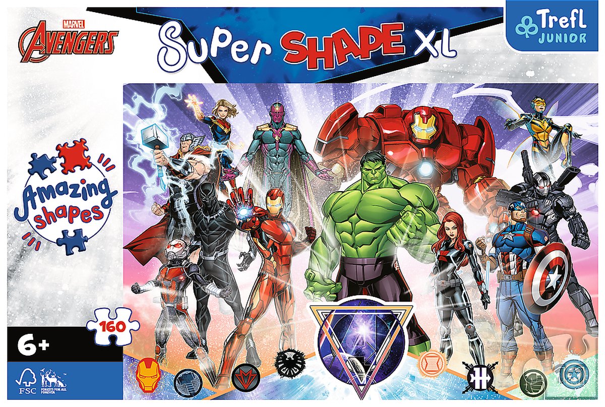 Avengers Puzzel - Courage of the Avengers - 160 st