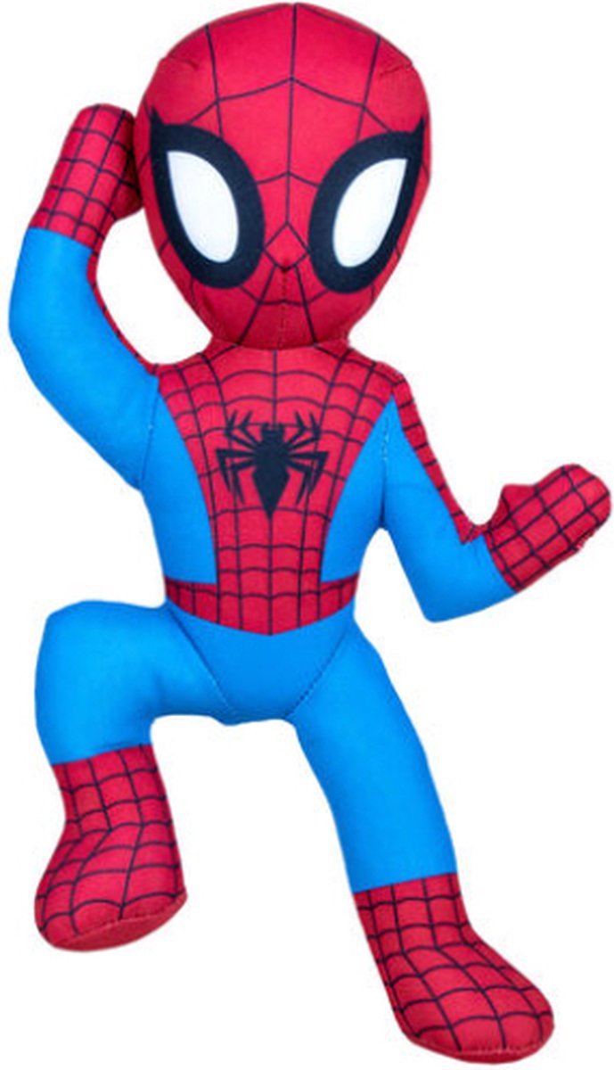 Spiderman - Marvel Avengers Pluche Knuffel met Geluid 20 cm - Speelgoed Knuffels voor Kinderen Jongens Meisjes - Superheld Pop Plush Toy - Spiderman, Hulk, Iron Man, Captain America