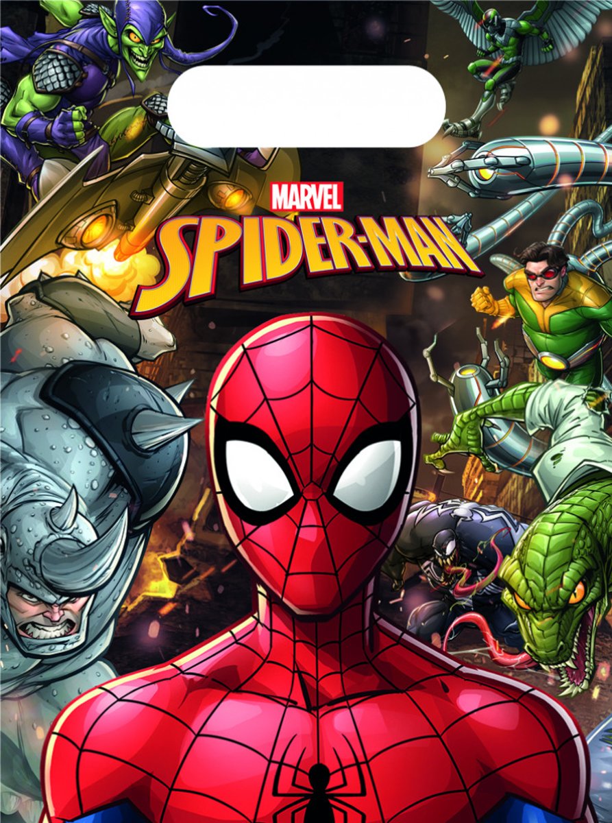 Feestzakjes Marvels Spiderman Team up 6 stuks