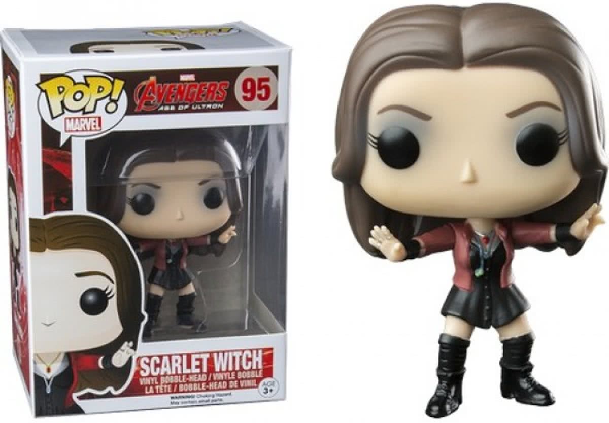 Funko Pop Bobble Head Marvel Avengers Age Of Ultron Scarlet Witch
