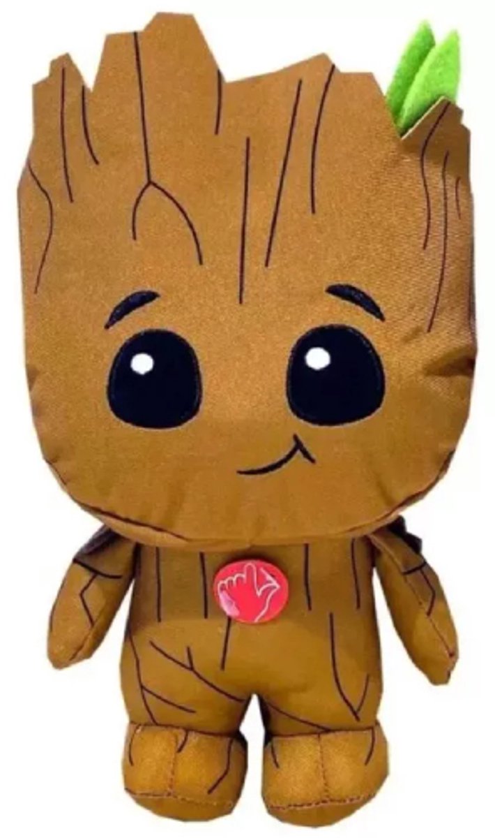 Groot – Marvel Pluche Knuffel met Geluid 25 cm - Speelgoed Superheld Knuffels voor Kinderen Jongens Meisjes - Guardians of the Galaxy Plush