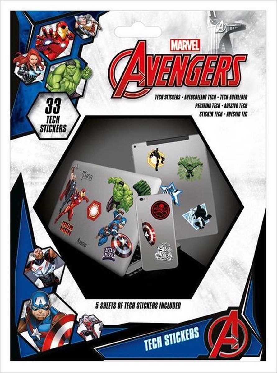 Marvel Avengers Tech Stickerset