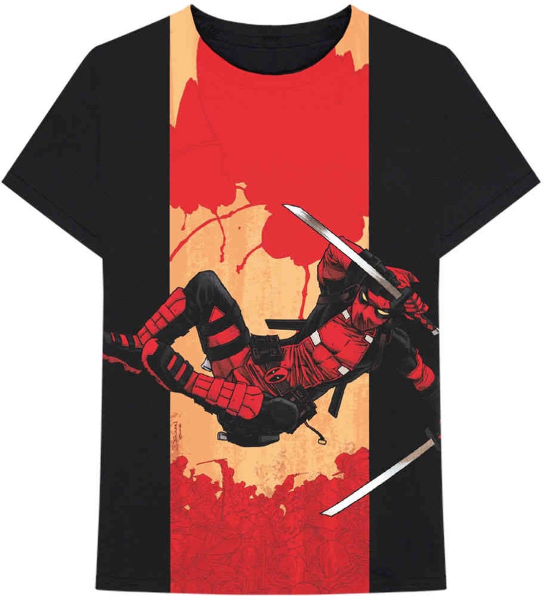 Marvel Deadpool Heren Tshirt -XXL- Deadpool Samurai Zwart