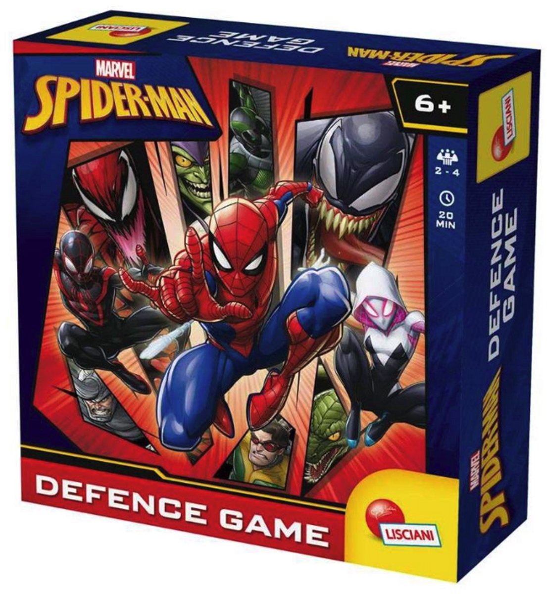 Marvel Spiderman Bordspel – Marvel Defence Game – Actiespel voor Jongens & Meisjes – Gezelschapsspel met Superhelden Thema