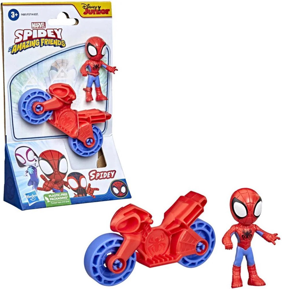 Marvel Spidey Amazing Friends Spidey - 5 cm actiefiguur