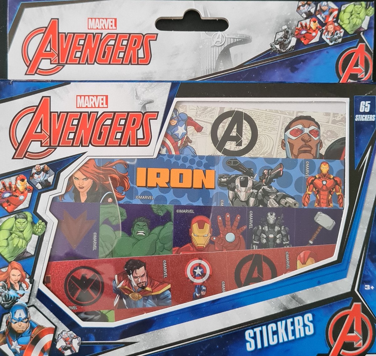 The Avengers Stickers - Kinderfeestje - Kleinigheidje - Cadeau -   - Partijtje - Hulk - Captain America - Superhelden - Iron Man - Verjaardag - Thor - Black Widow - Hawkeye