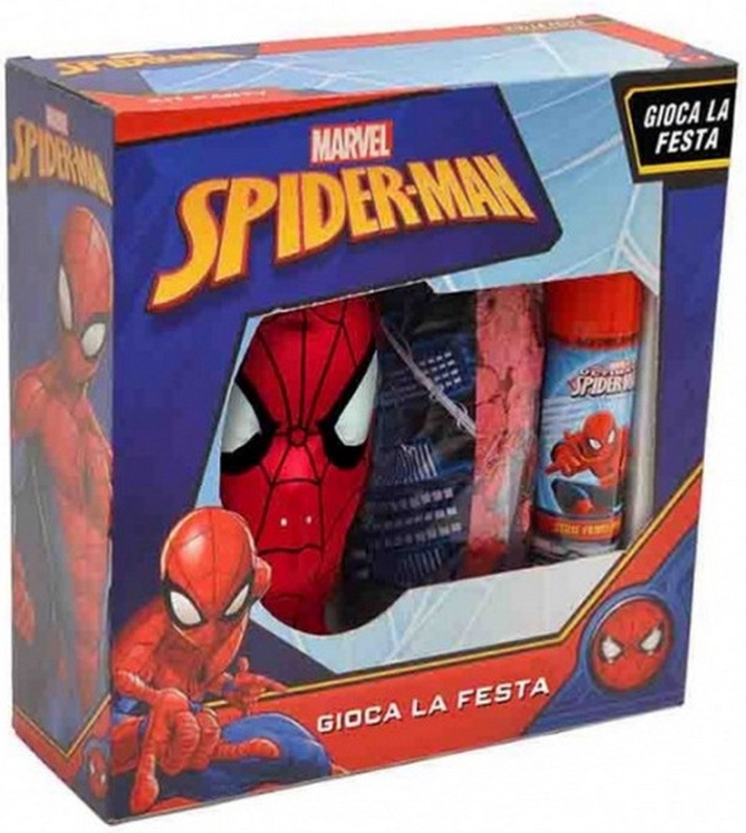 feestpakket Spider-Man jongens polyester/aluminium 3-delig
