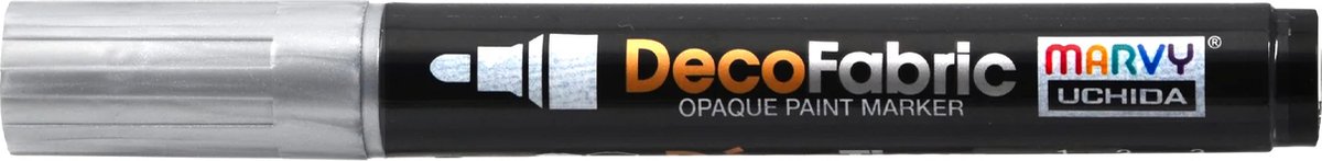 Marvy Uchida Deco Fabric Marker Silver