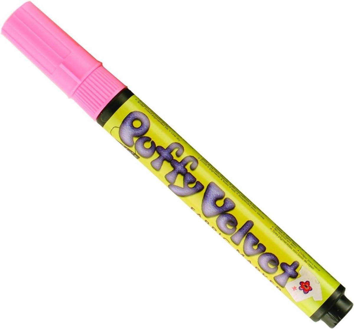 Marvy Uchida Puffy Velvet Textielstift Fluo Roze
