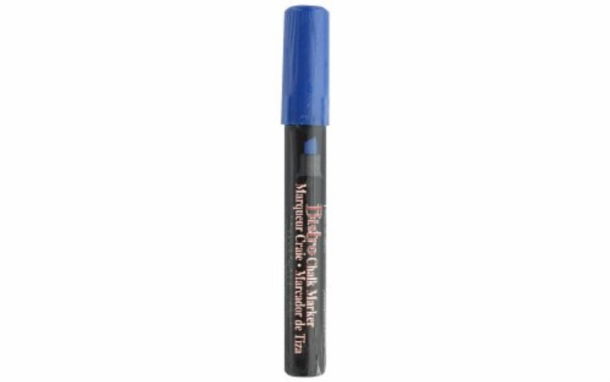 MarvyUchida - Bistro krijtmarker - blauw - beiteltip 6 mm