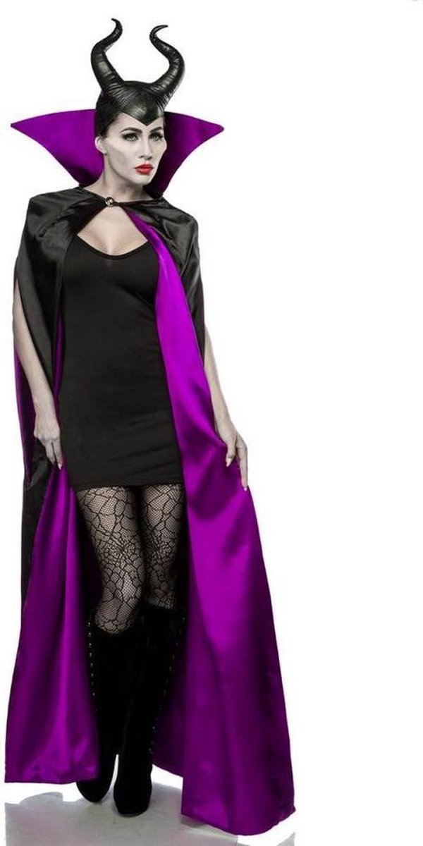 Mask Paradise Kostuum Malevolent Fairy Zwart/Paars