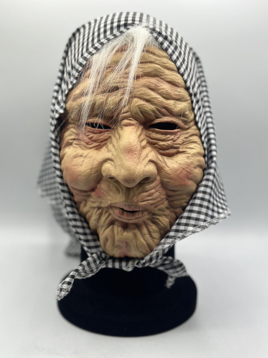 Sarah masker - 50 jaar Sarah versiering - oma masker - oude vrouw masker - heks - Sarapop - 50 jaar masker - 50 jaar Sarah cadeau - schoonmoeder cadeau - Sarah 50 jaar - 50 jaar Sarah - 50 jaar versiering