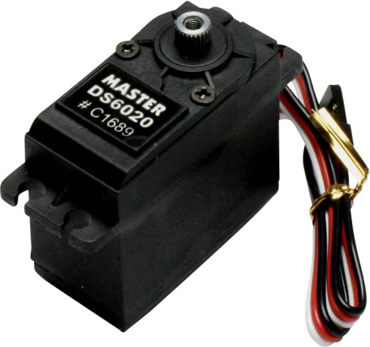 Master Modellbau Standaard servo DS6020 MG Digitale servo Materiaal (aandrijving): Titanium Stekkersysteem: Uni (Graupn
