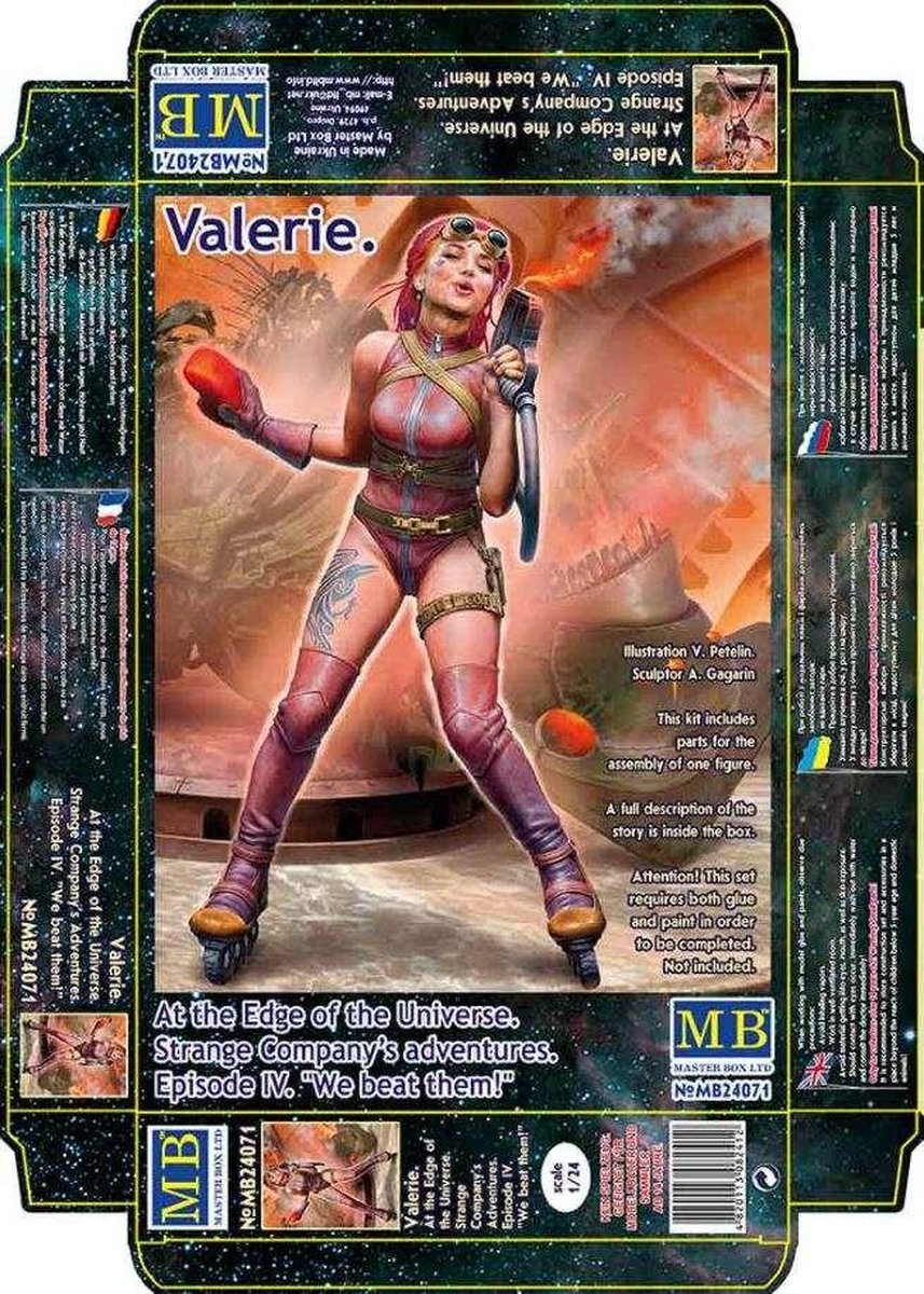 1:24 Master Box 24071 Valerie. At the edge of the Universe Plastic kit