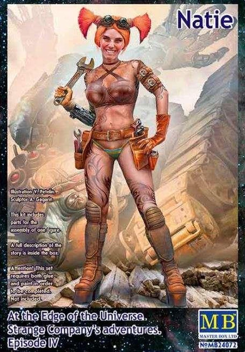 1:24 Master Box 24072 Natie At the Edge  Universe Strange Companys Adv. Episode IV Plastic kit