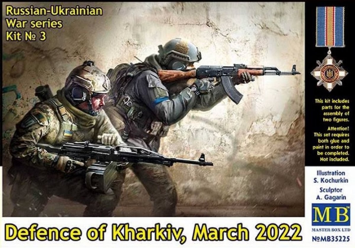 1:35 Master Box 35225 Defence of Kharkiv - March 2022 - Kit no. 3 Plastic kit
