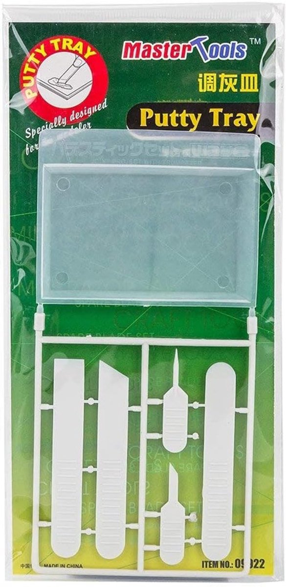 MasterTools Hobbylijm - 09922 Klein Plamuur - Putty Bakje Gereedschap