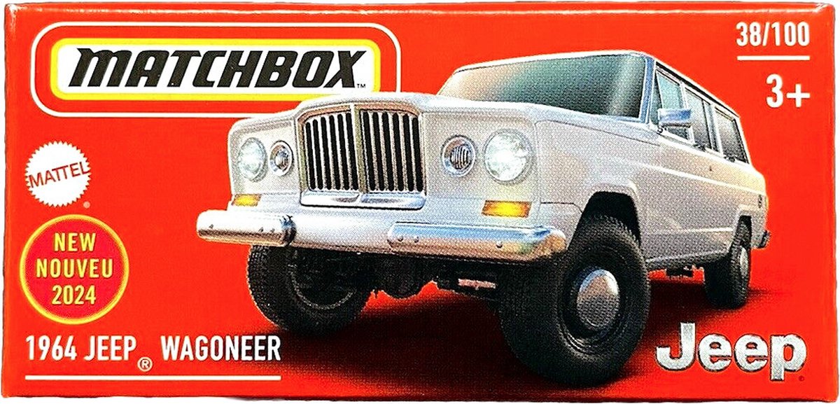1964 JEEP WAGONEER 38/100 MATCHBOX 1:64 WHITE