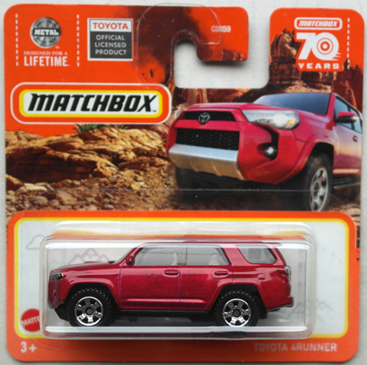 2023 Matchbox 2018 18 TOYOTA 4RUNNER Metalic Red MBX Off-Road (HFR45 MBLA10)