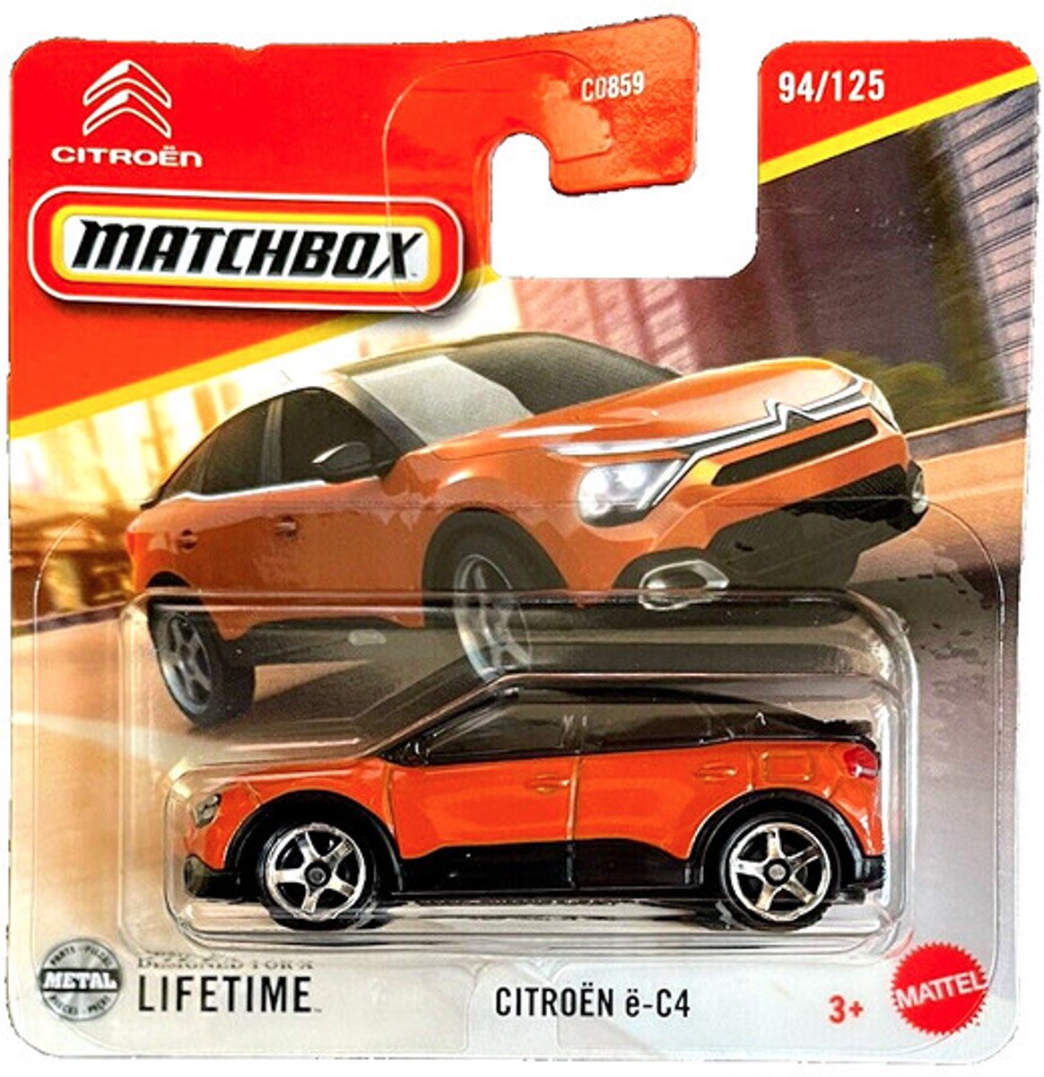 MATCHBOX 94/125 CITROËN E -C4 ORANGE 1:64