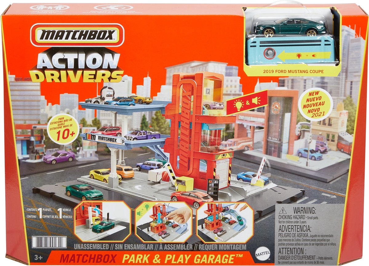 Matchbox Action Drivers Parkeren en Spelen Garage