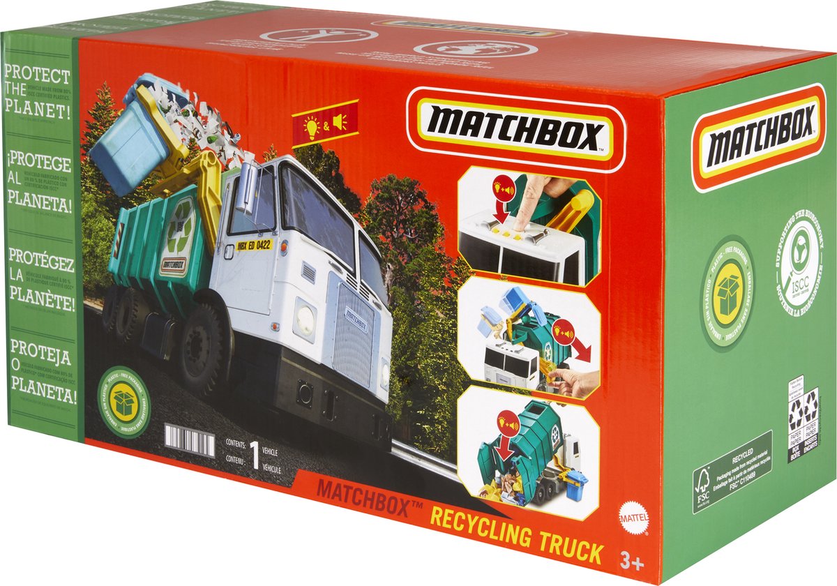 Matchbox Recycling Vrachtwagen