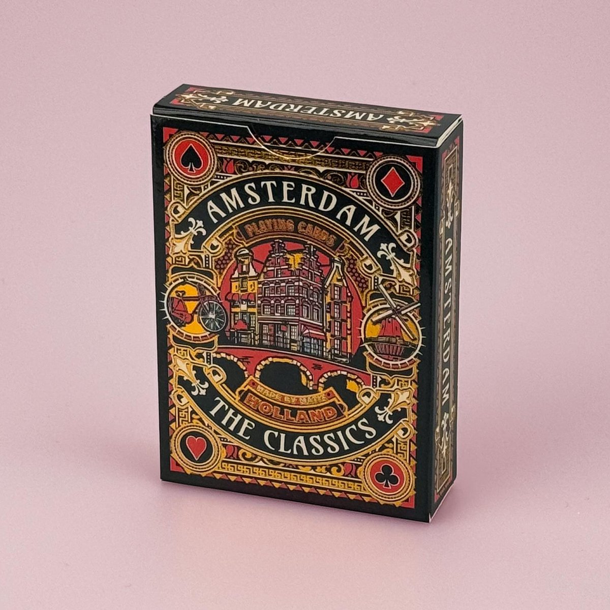Speelkaarten Amsterdam - rood