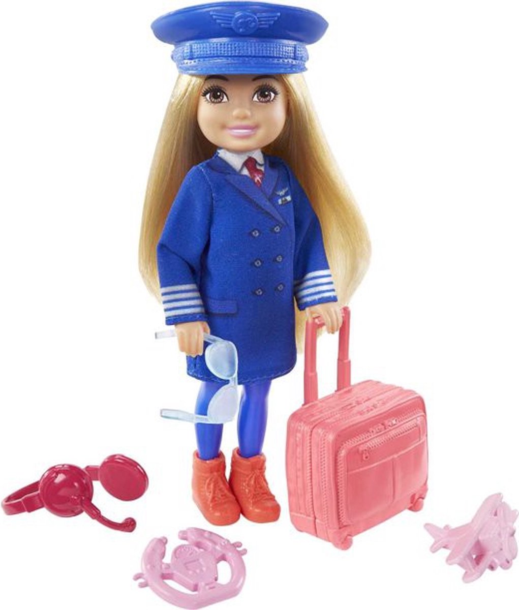 MATTEL BARBIE CHELSEA CORE CAREERS PILOOT