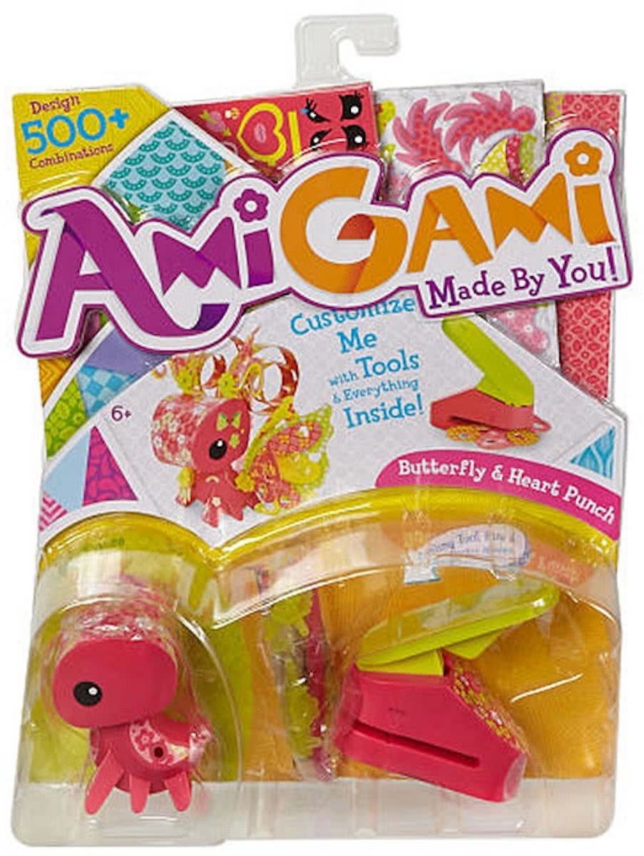AmiGami Punch set Vlinder en Hart