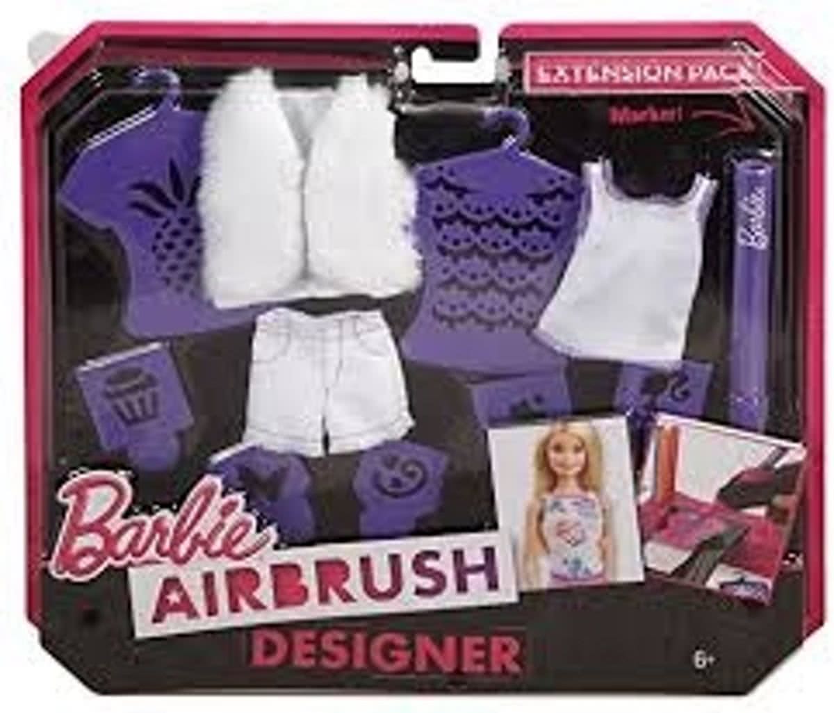 Barbie Air brush navul set paars
