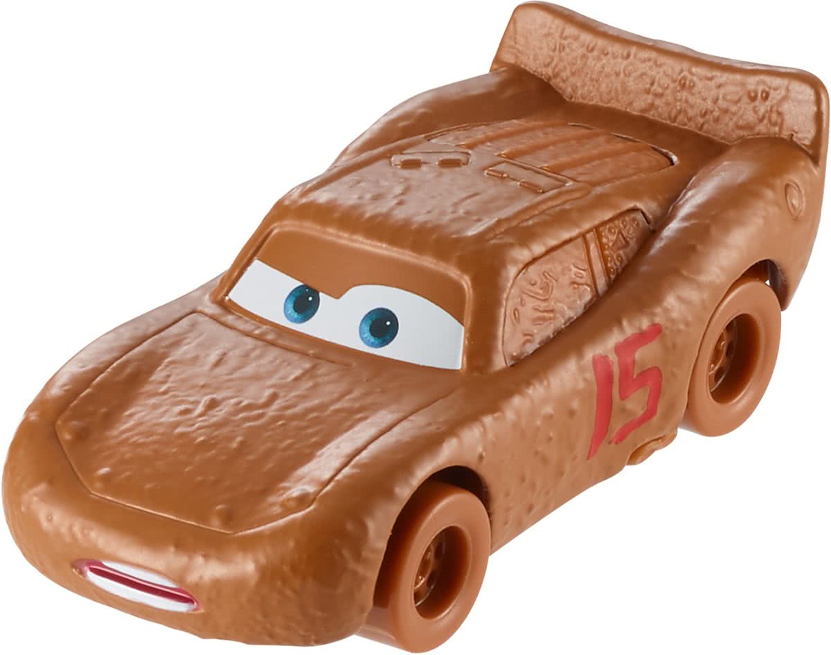 Cars 3 Diecast Bliksem McQueen met Modder - Speelgoedauto