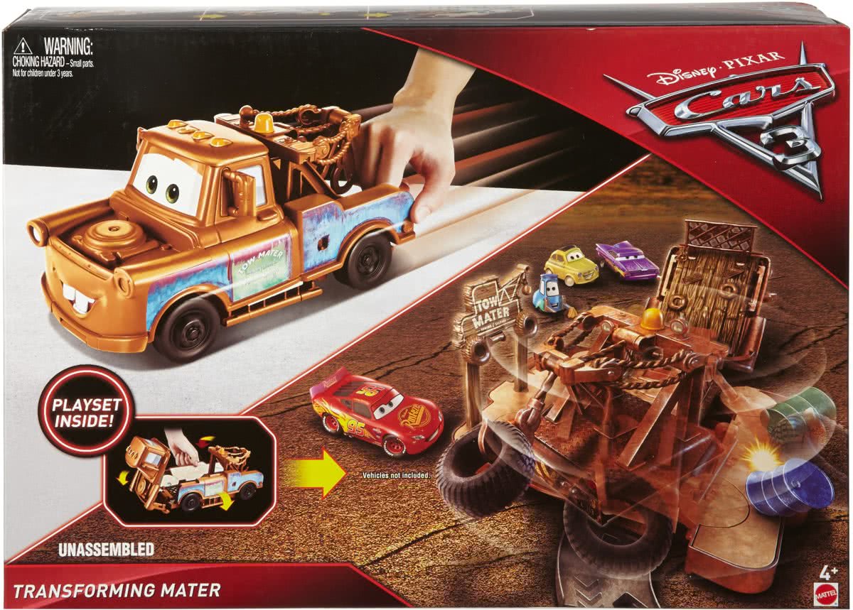 Cars 3 Transformerende Speelset Takel-Truck Mater