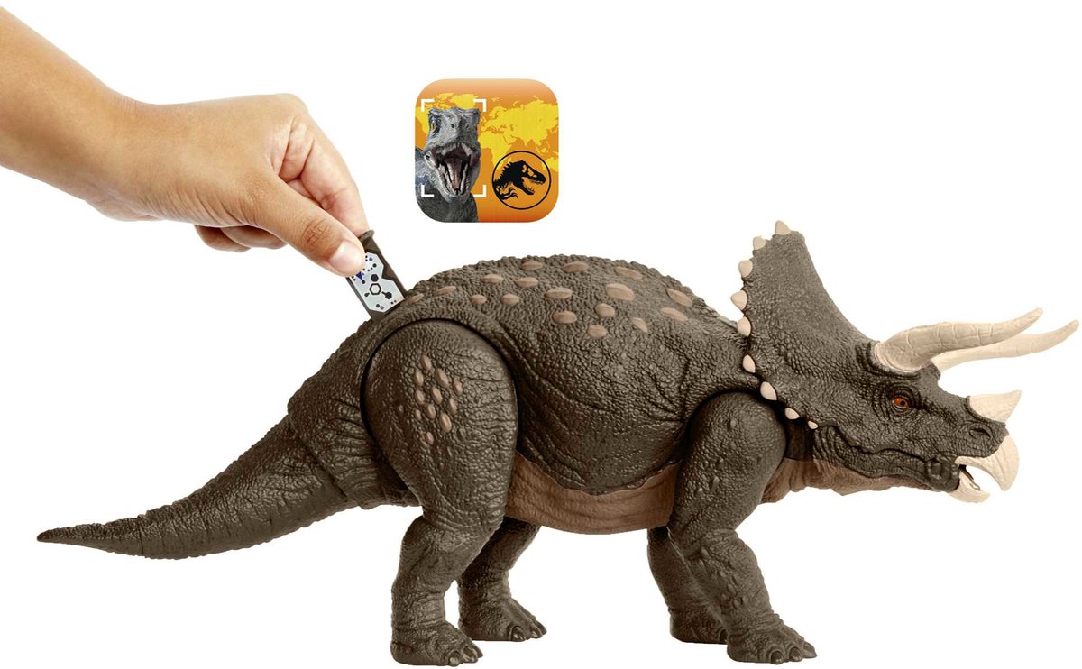 JURASSIC WORLD OOG VOOR HET MILIEU TRICERATOPS