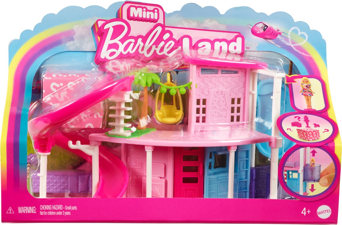 MINI BARBIELAND DREAMHOUSES ASSORTED.