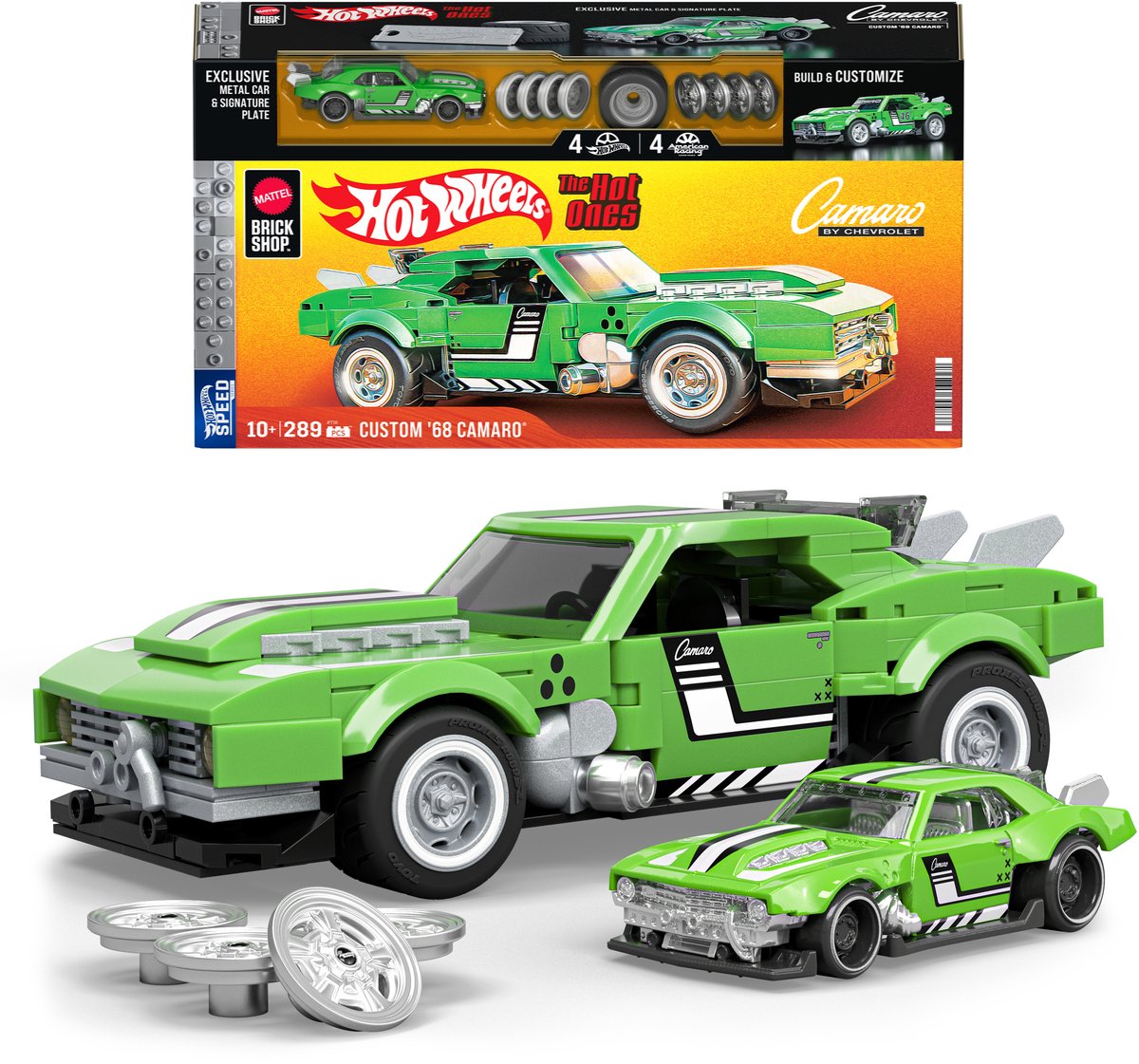 Mattel Brick Shop Hot Wheels Custom 68 Camaro