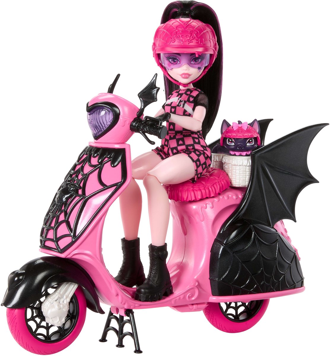 Mattel Monster High Draculaura-pop En Haar Scooter