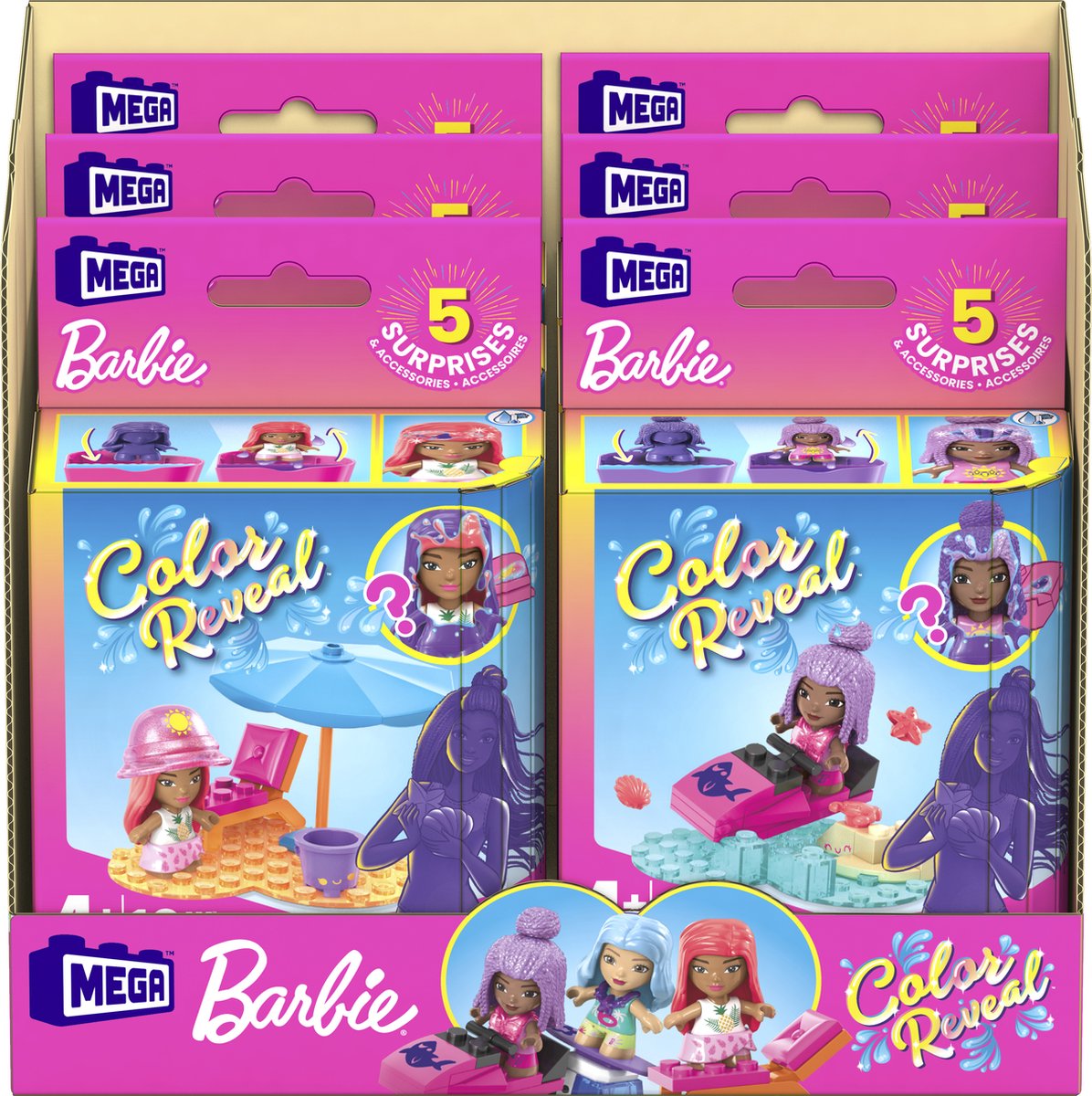 Mega Construx Barbie Color Reveal