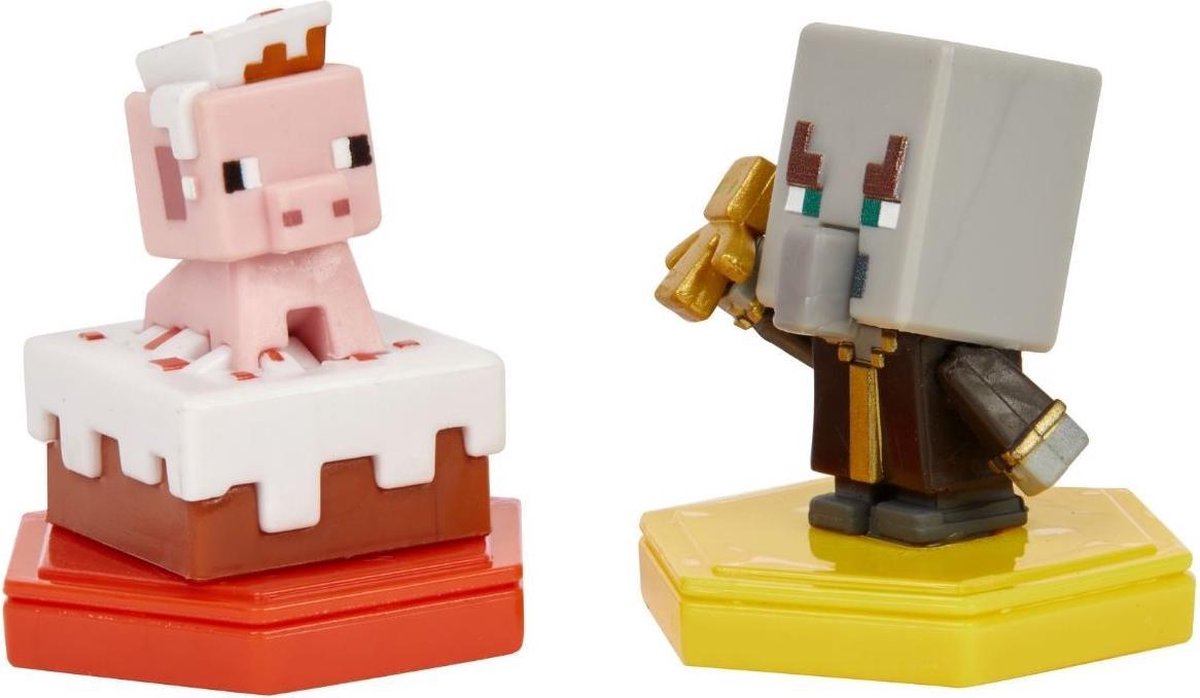 Minecraft Boost Mini Fig 2-Pack 6 Pigging Out Pig & Undying Evoker