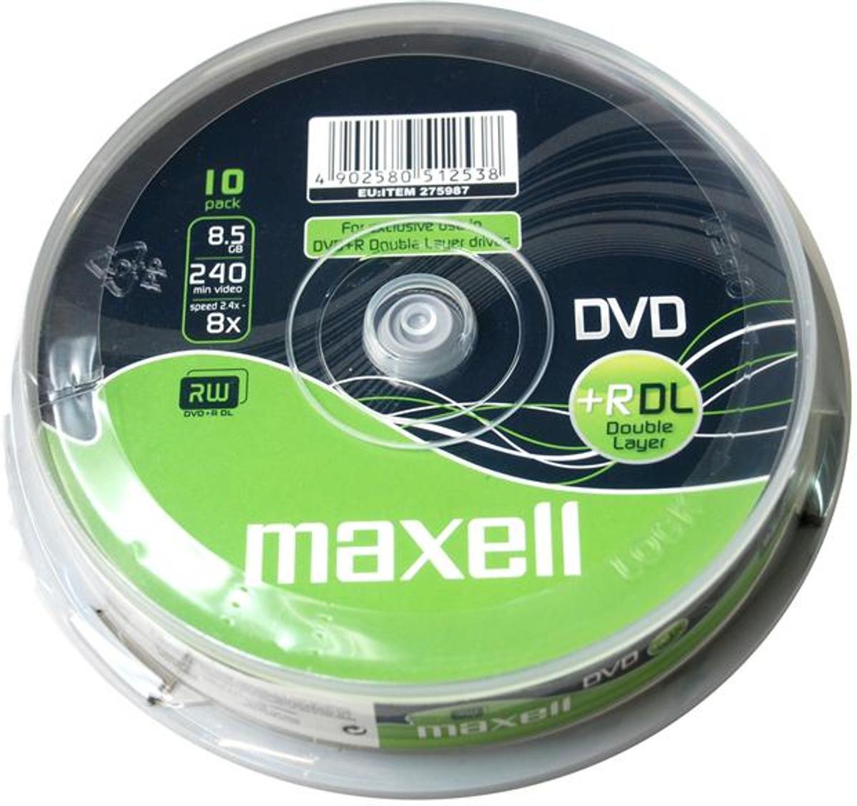 Maxell DVD+R DL 10 Pack