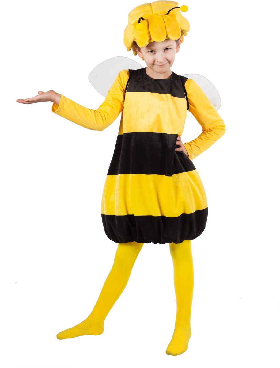Zwart en geel Maya de Bij™ kostuum voor kinderen - Verkleedkleding