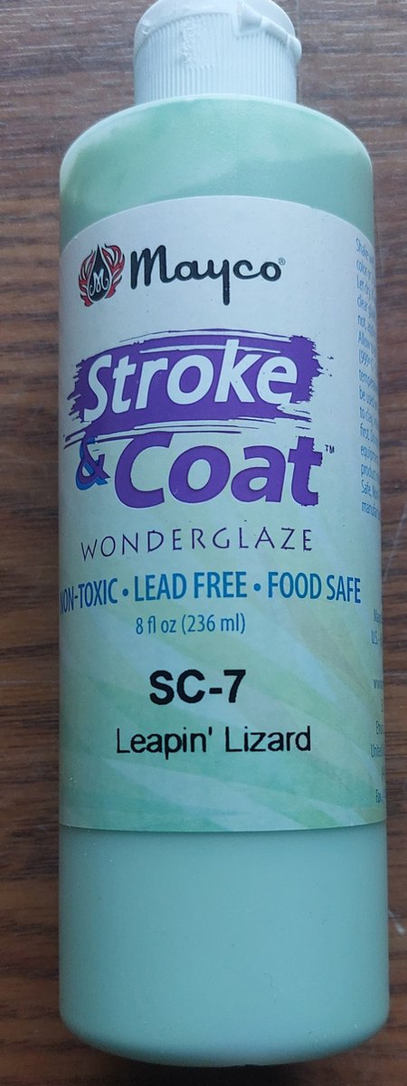 Stroke & coat glazuur voor klei SC-7 Leapin Lizard