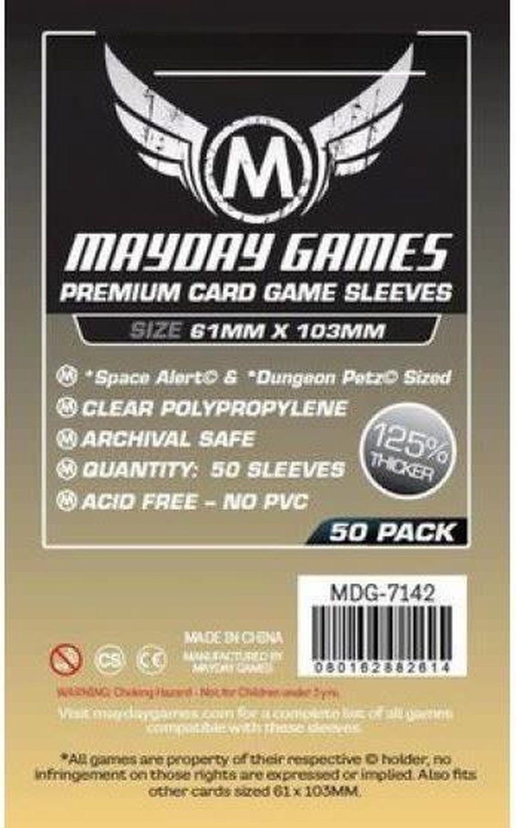 Mayday Sleeves 61X103 (50 Pcs)