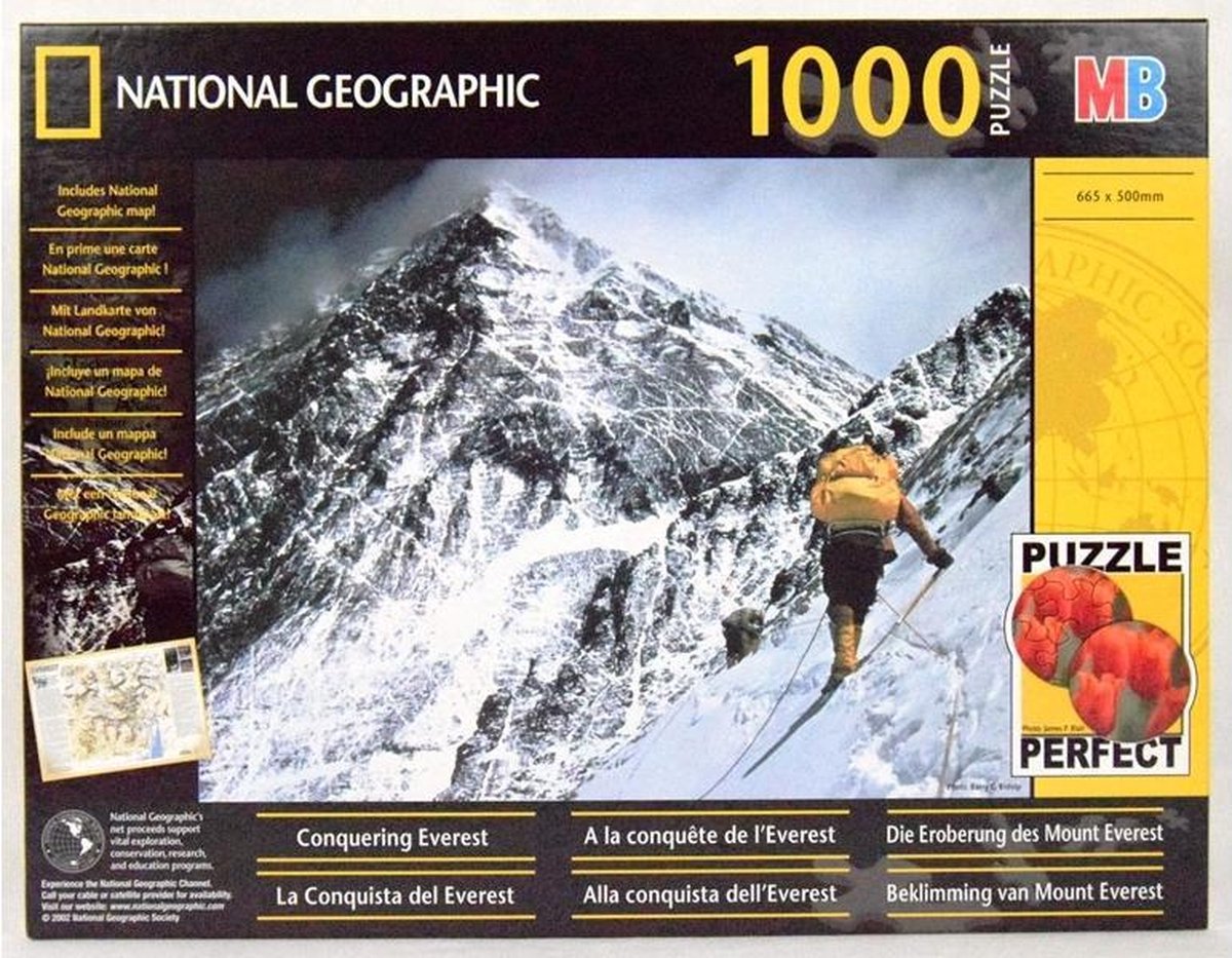 National Geographic puzzel Beklimming van Mount Everest