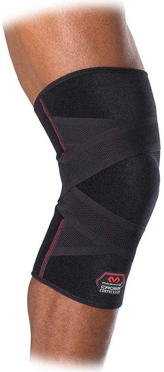 McDavid Cross Compression Knee Sleeve - - Medium.