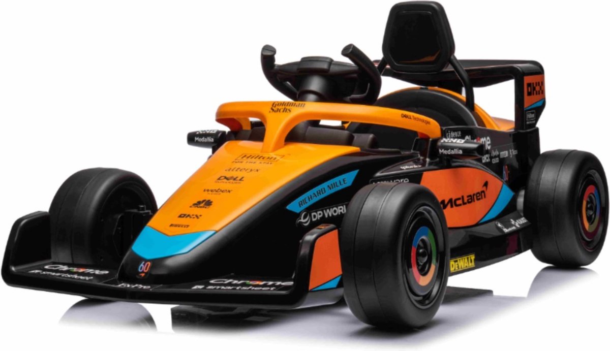 McLaren Formule 1 - Elektrische Kinderauto 12V - F1 - RaceCar 12V - F1 McLaren 12V - Race auto - 1 tot 5 jaar