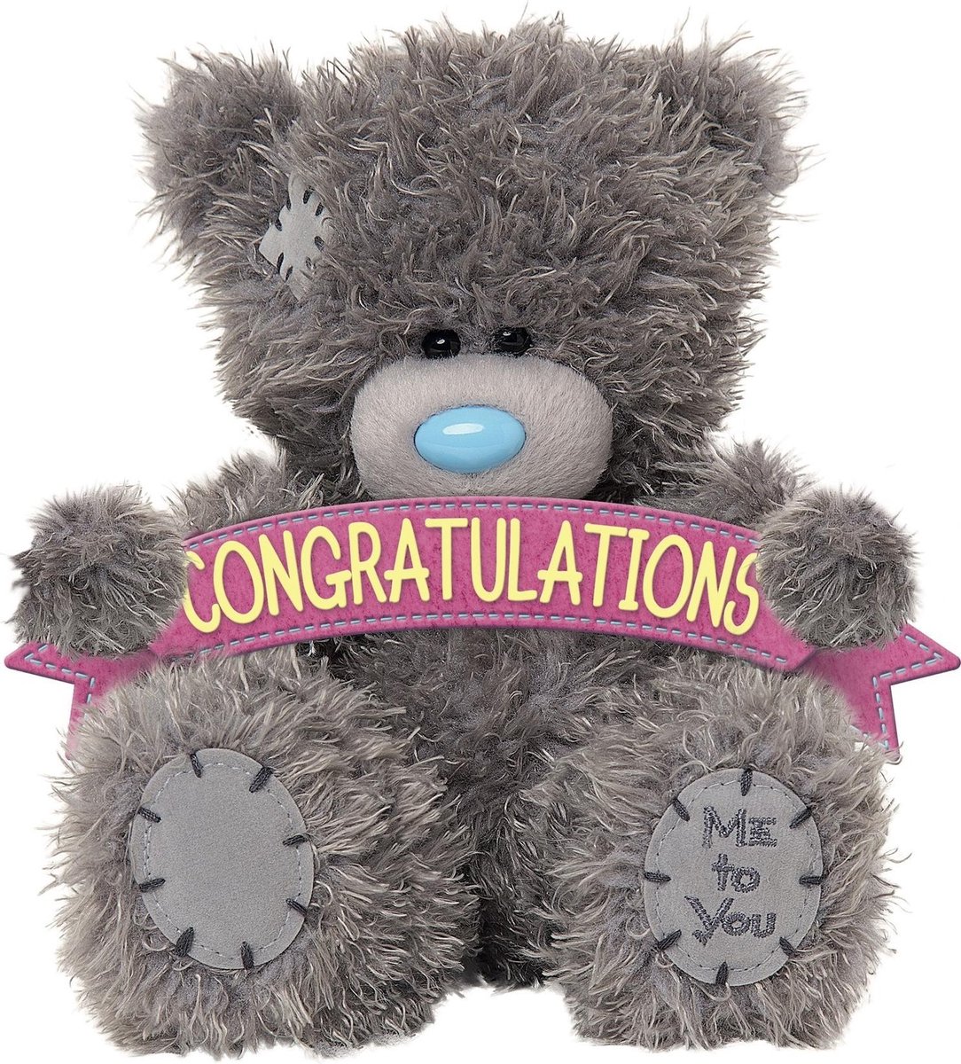 Knuffel - Beer - Congratulations - 11cm